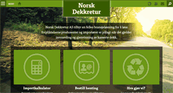 Desktop Screenshot of dekkretur.no